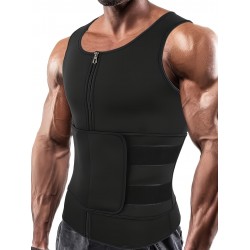 Men's Adjustable Compression Tank Top, Men's Waist Trainers