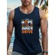 Men's Breathable Polyester Tank Top - Casual Geometric Print, Crew Neck Sleeveless Shirt for Summer Fitness & Outdoor Activities