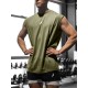 Men's Athletic Tank Top - Sleeveless, Breathable Polyester, Perfect for Gym & Casual Wear