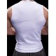 High Stretch Quick Dry Men's Solid Tank Top, Active Crew Neck Sleeveless Top for Summer Outdoor