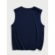 Men's Casual Printed Tank Top - Stretchy Polyester Blend, Round Neck, Non-Transparent - Perfect for Fitness & Casual Attire