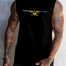 Men's Athletic Tank Top - Quick-Dry, Moisture-Wicking & Breathable | Perfect for Gym, Running & Training | Summer Sleeveless Shirt with Unique Graphic Design