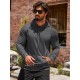 [1pc Men'S Sports Hoodie] Men'S Plus Size Active Hoodie, Polyester Knit Fabric, Casual Sports Style, Solid Color, Slight Stretch, with Pocket, for Gym Athletic Pullover Hooded Sweatshirt