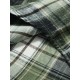 1pc Men'S Plus Size Casual Plaid Button-Down Long Sleeve Shirt with Pocket, Polyester Twill Weave, Regular Fit, Spring/Autumn Fashion