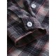 Plus Size Men's Plaid/Striped Shirt Spring Fall Winter Long Sleeve Shirt, Men's Clothing