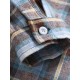 Plus Size Men's Plaid/Striped Shirt Spring Fall Winter Long Sleeve Shirt, Men's Clothing