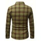 Plus Size Men's Plaid Shirt Oversized Long Sleeve Shirt For Fall Winter, Men's Clothing