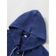 Men's Casual Hooded Shirt - Polyester, Button-Up, Solid Color, Perfect for Spring/Fall, PLUS SIZE