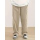 Men's Casual Loose Fit Corduroy Sweatpants, Lightweight Comfy Pants For Sport And Casual Wear, Outdoor Cloth