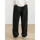 Men's Casual Loose Fit Corduroy Sweatpants, Lightweight Comfy Pants For Sport And Casual Wear, Outdoor Cloth