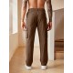 Men's Casual Cargo Pants Relaxed Fit Elastic Waist Work Pant Athletic Jogger Sweatpants with Multi Pockets