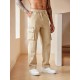 Men's Casual Cargo Pants Relaxed Fit Elastic Waist Work Pant Athletic Jogger Sweatpants with Multi Pockets