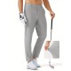 1pc ZUTY Men'S Golf Pants - Solid Color Nylon Sports Style, Skinny Fit, Medium Stretch with 5 Pockets, 4-Way Stretch Fabric, Regular Length, Casual Scene, Suitable for Fall/Winter, Ideal for Golf, Workout, and Athletic Activities