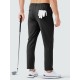 1pc ZUTY Men'S Golf Pants - Solid Color Nylon Sports Style, Skinny Fit, Medium Stretch with 5 Pockets, 4-Way Stretch Fabric, Regular Length, Casual Scene, Suitable for Fall/Winter, Ideal for Golf, Workout, and Athletic Activities