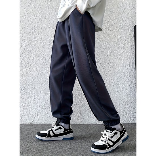 Men's Casual Loose Fit Drawstring Sweatpants For Casual Daily Wear