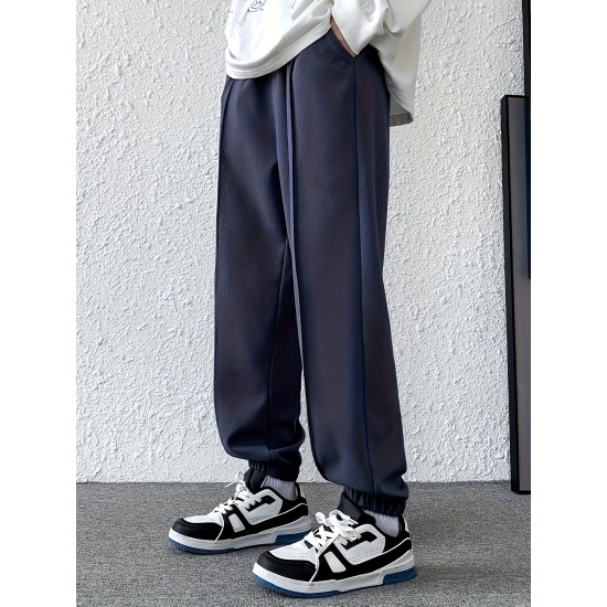 Men's Casual Loose Fit Drawstring Sweatpants For Casual Daily Wear