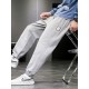 Men's Fleece-Lined Casual Joggers - Warm, Breathable Sweatpants for Fall/Winter | Thick Harem Style with Drawstring Waist & Pockets